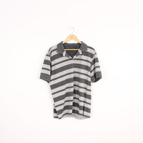 Arrow Grey Striped Polo - Picture 2 of 3
